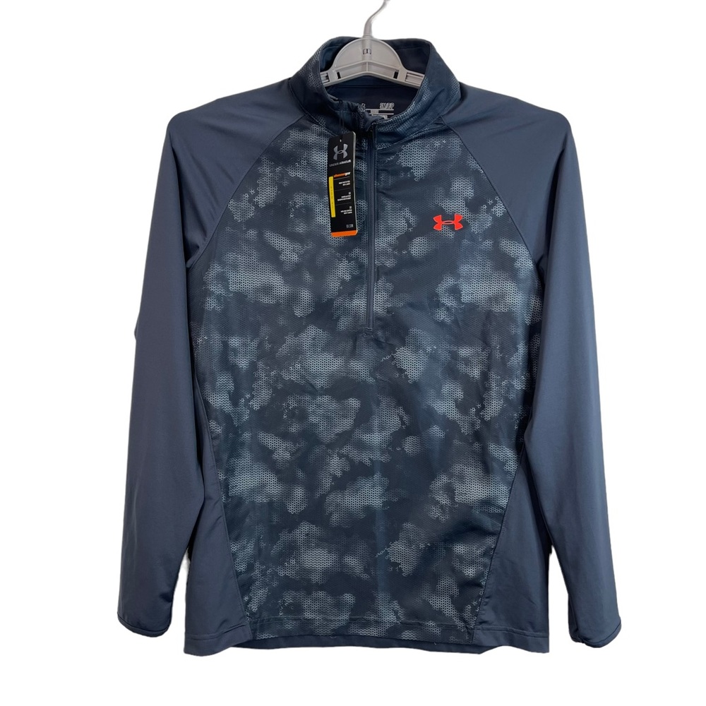 Under Armour Heat gear Men’s 1/4 Zip Camo Lightweight Pullover Size S